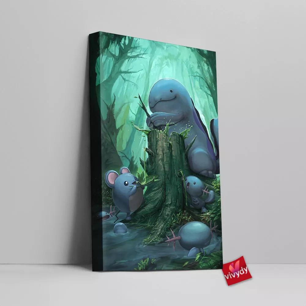 Swamp Pokemon Canvas Wall Art