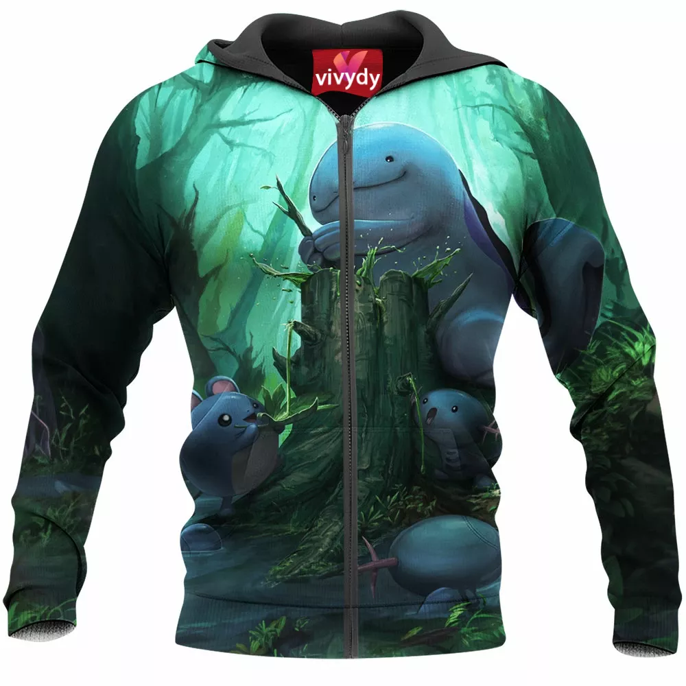 Swamp Pokemon Zip Hoodie