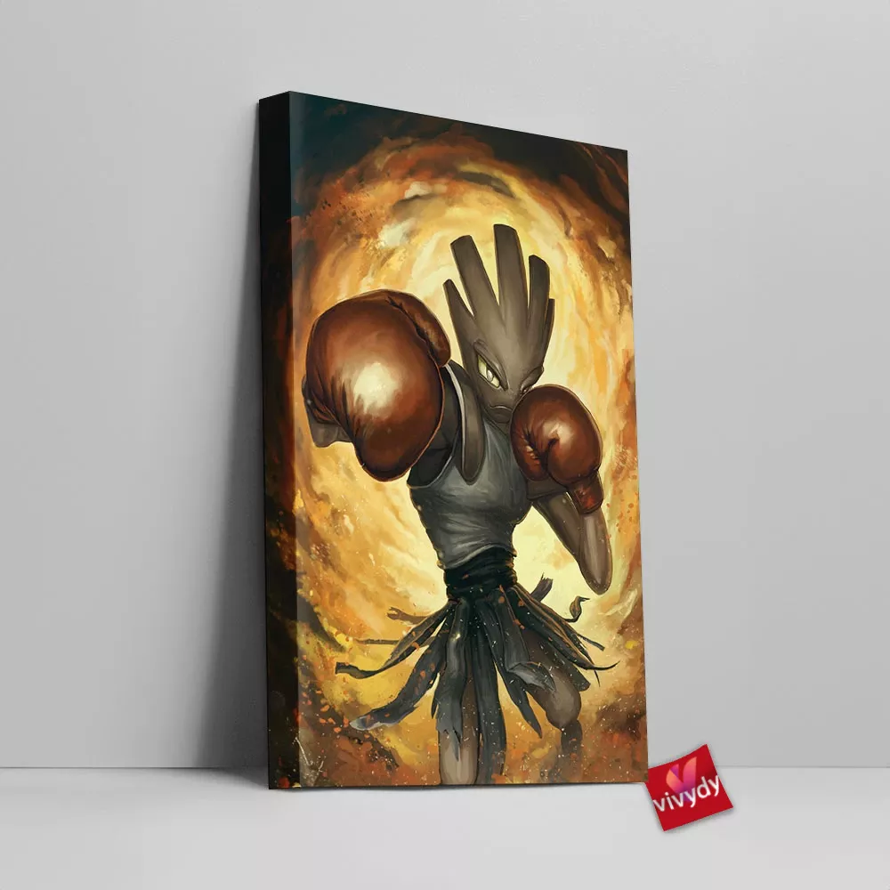 Hitmonchan Canvas Wall Art