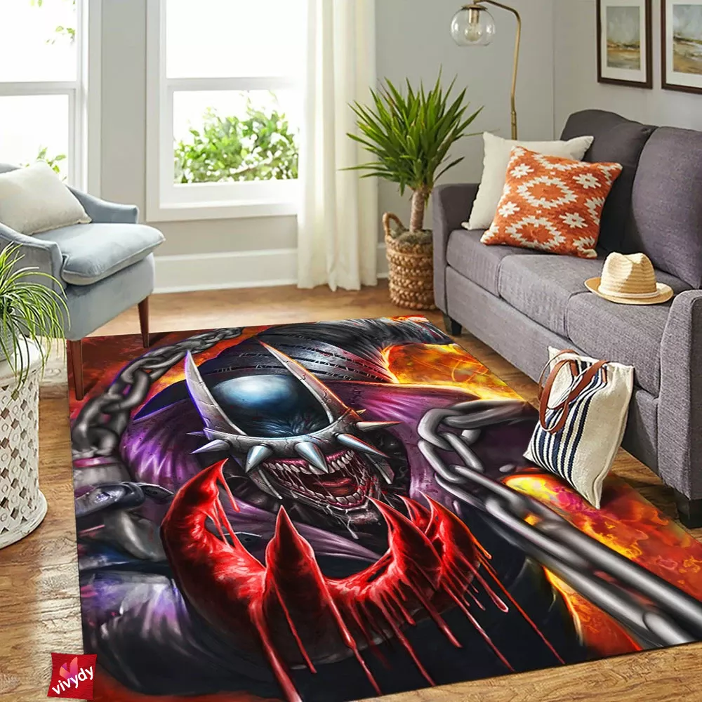 Batman Who Laughs Rectangle Rug