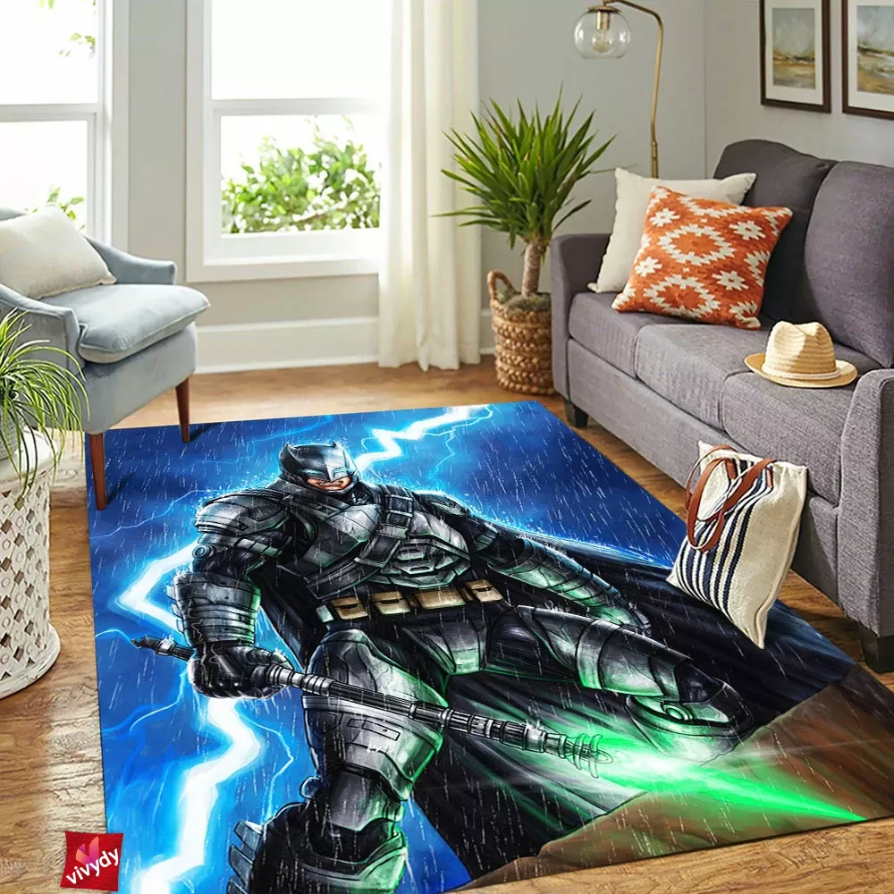 Armored Batman Bvs Rectangle Rug