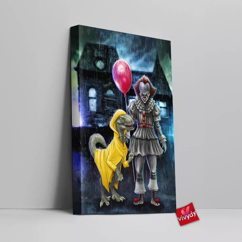 Pennywise Raptor Canvas Wall Art