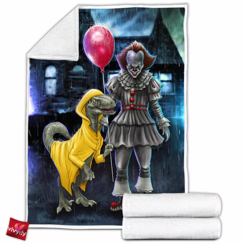 Pennywise Raptor Fleece Blanket