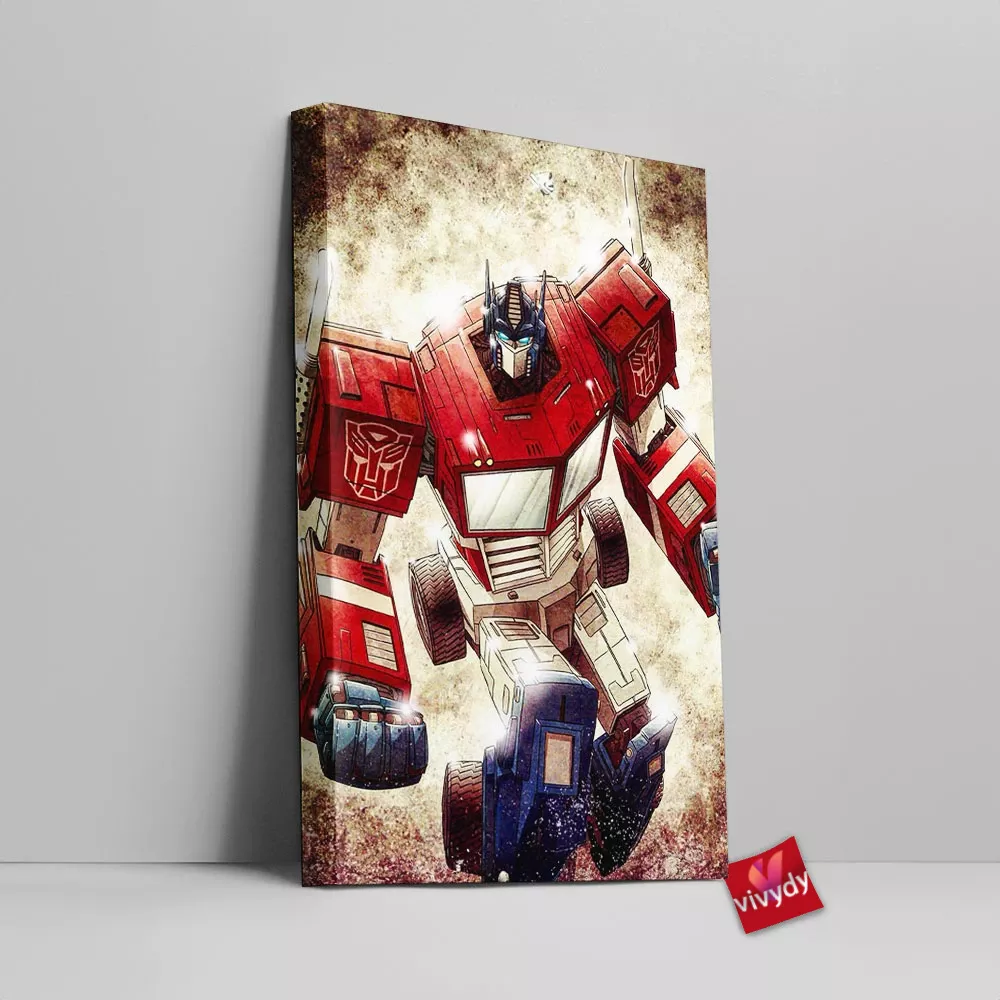 Optimus Prime Canvas Wall Art