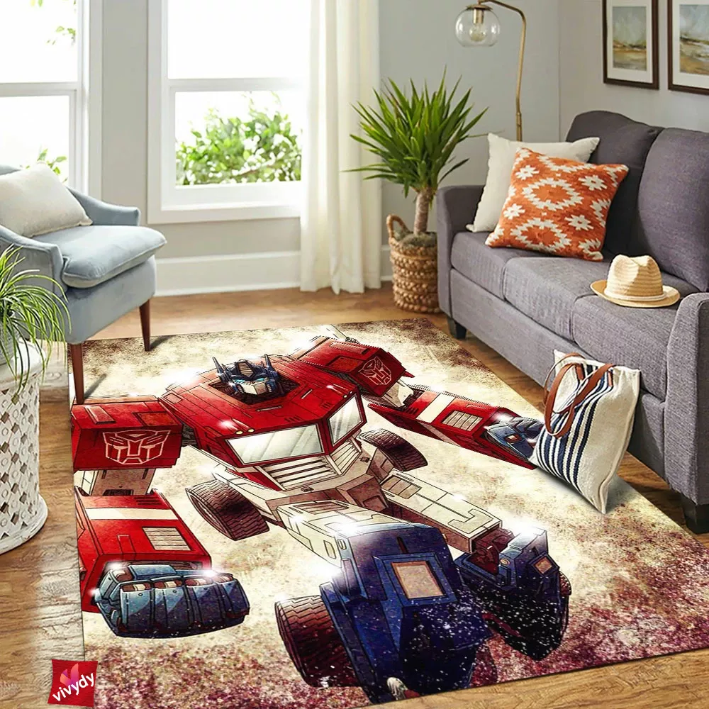 Optimus Prime Rectangle Rug