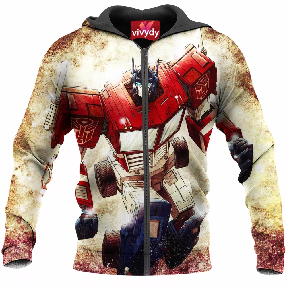 Optimus Prime Zip Hoodie