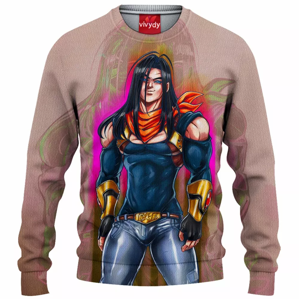 Super Android 17 Knitted Sweater