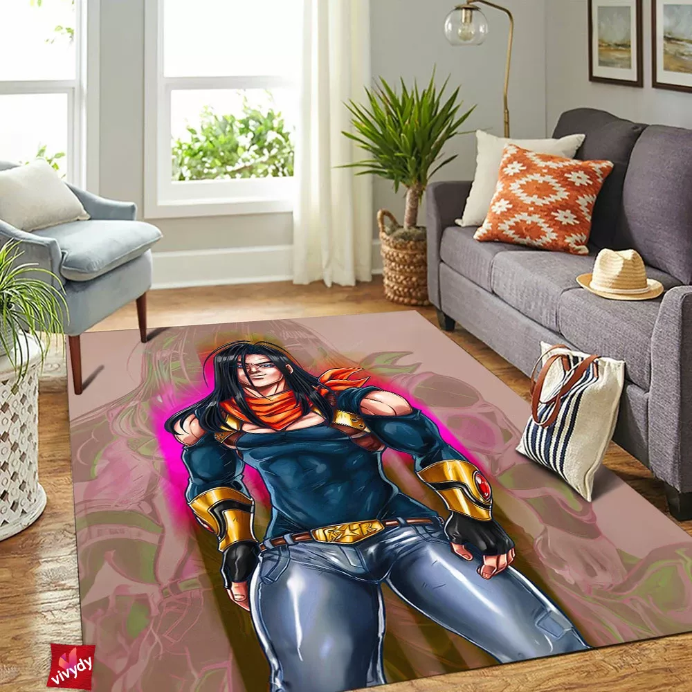 Super Android 17 Rectangle Rug