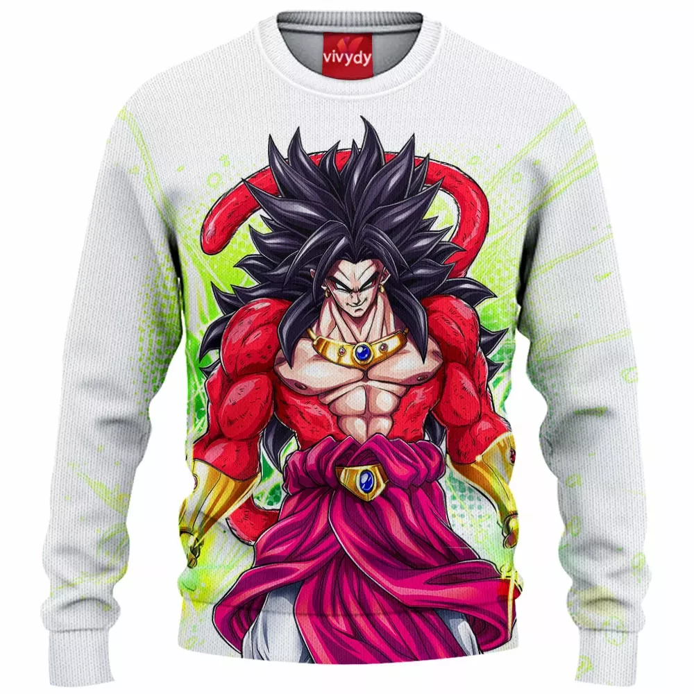 Super Saiyan Broly Knitted Sweater