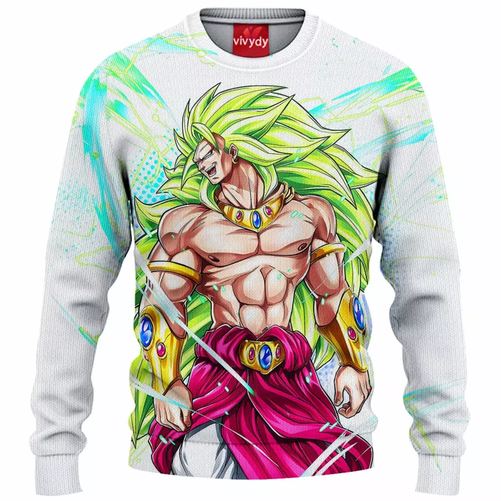 Super Saiyan Broly Knitted Sweater