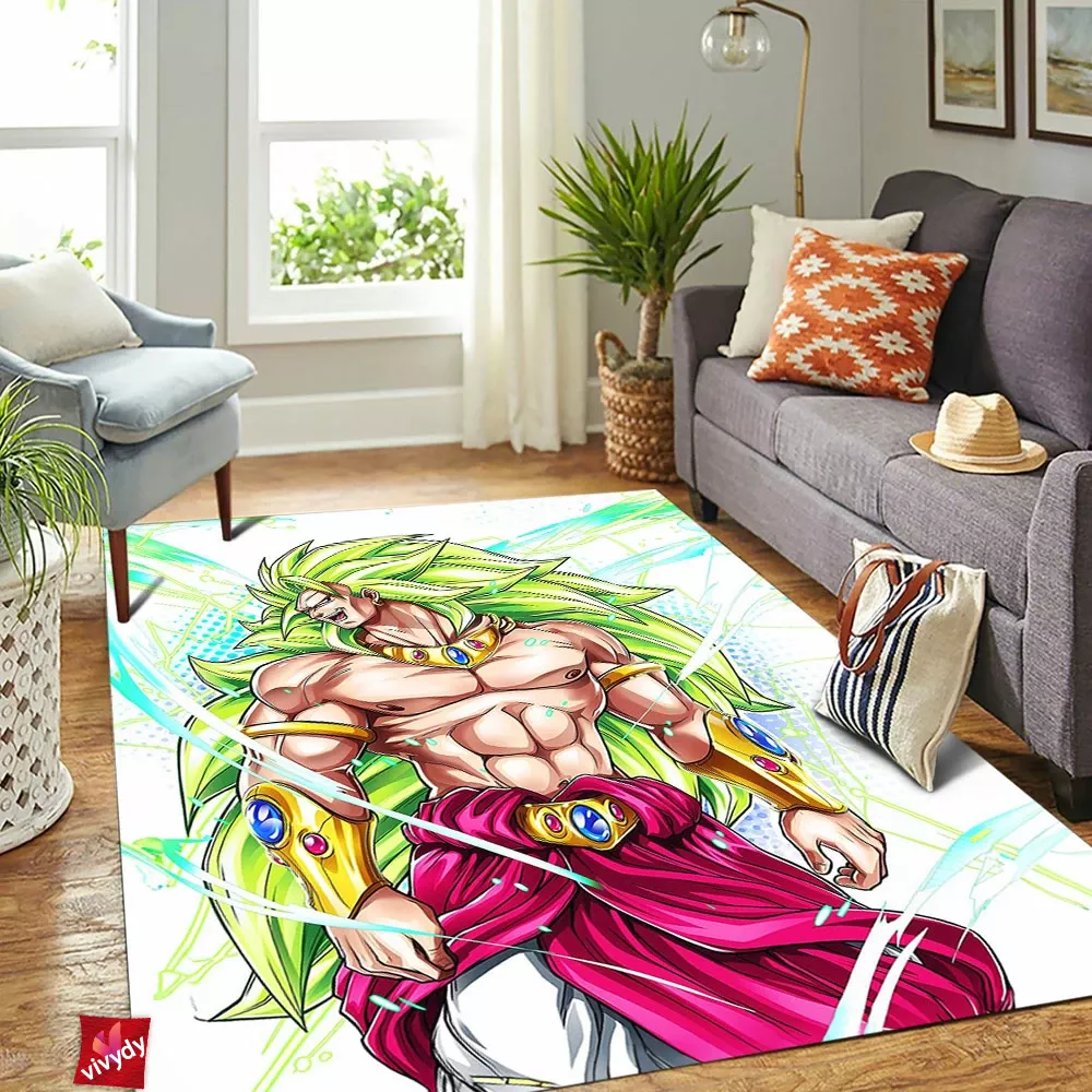 Super Saiyan Broly Rectangle Rug