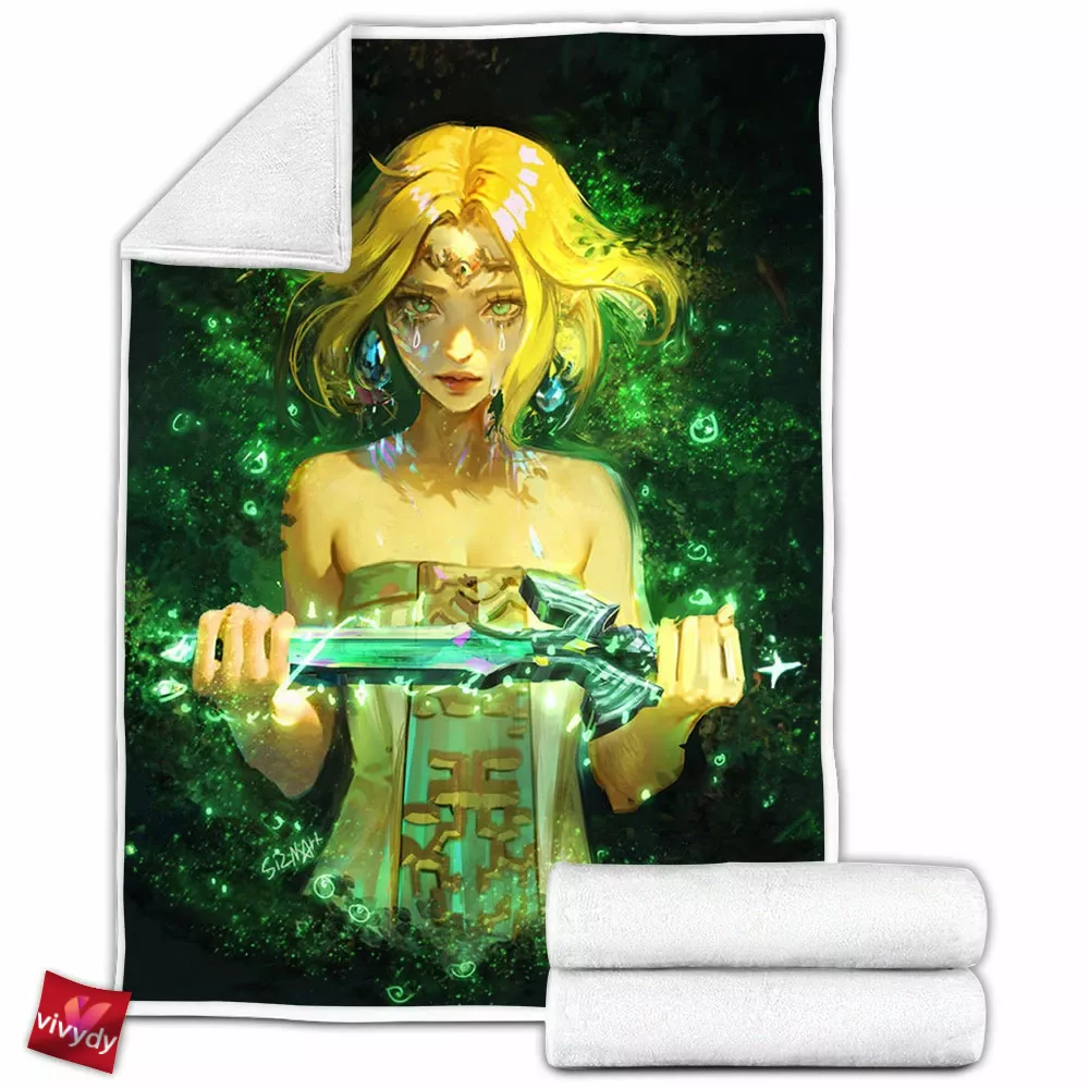 The Legend Of Zelda Tears Of The Kingdom Fleece Blanket