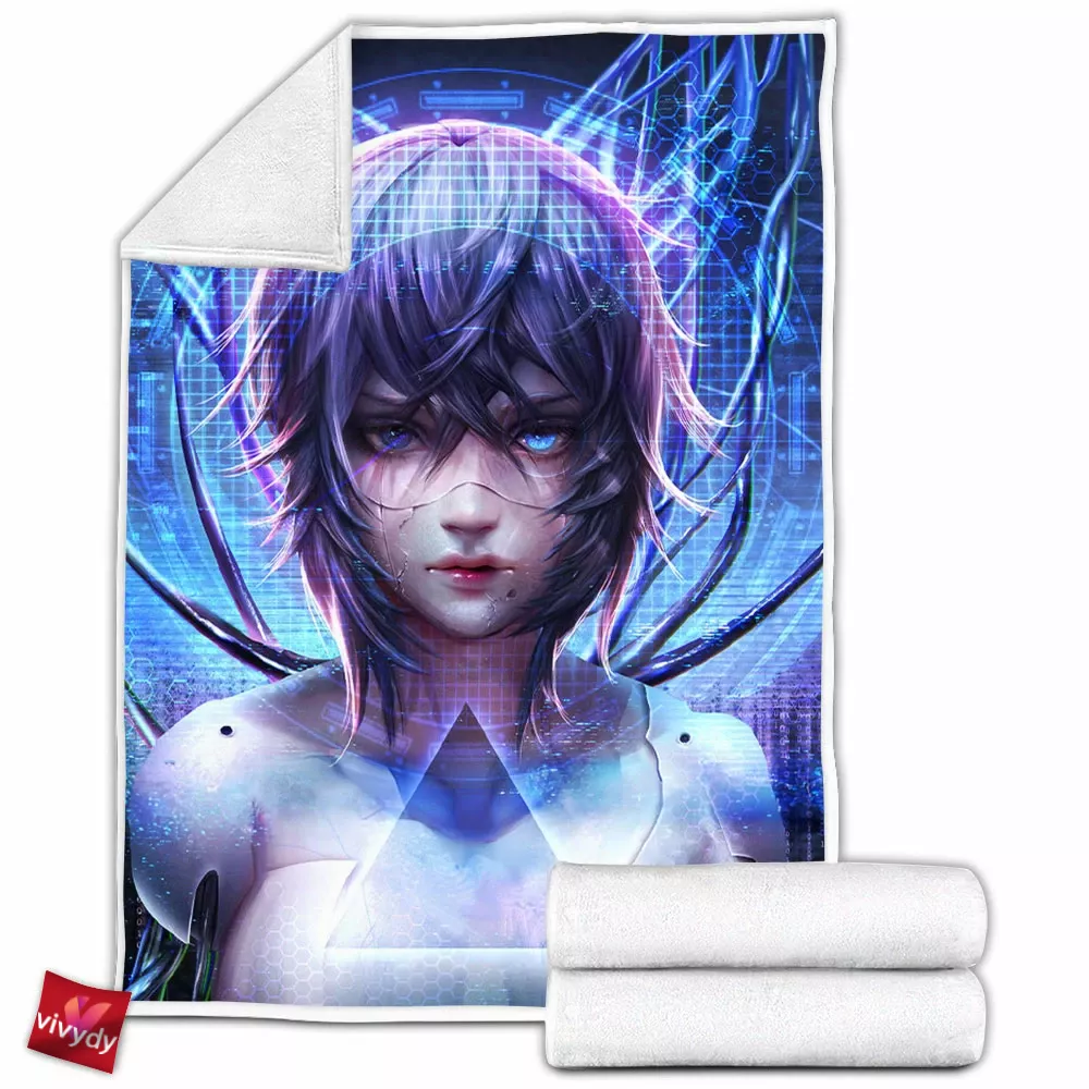 Ghost In The Shell Fleece Blanket