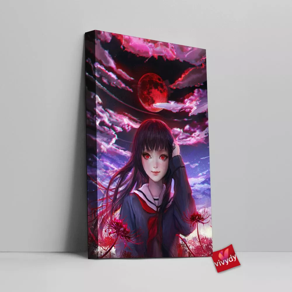 Ai Enma Hell Girl Canvas Wall Art