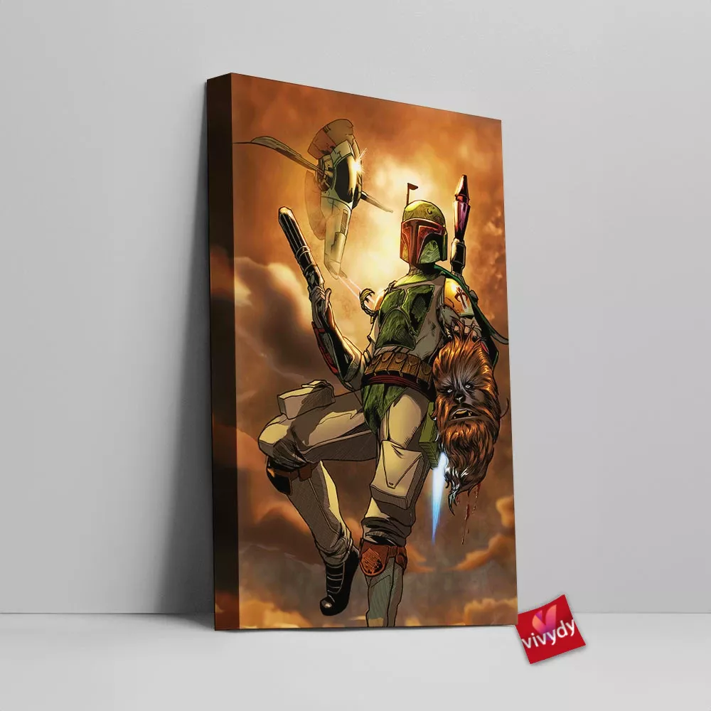 Boba Fett Canvas Wall Art