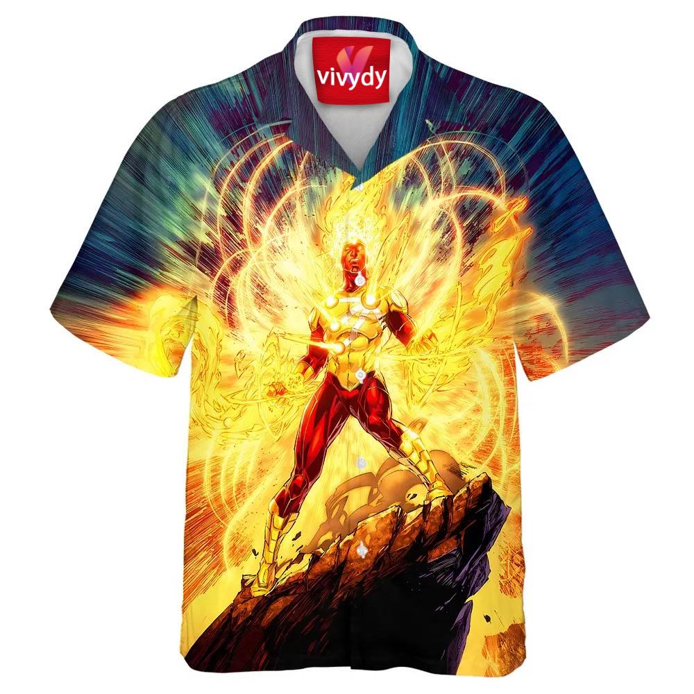 Firestorm Comic Hawaiian Shirt