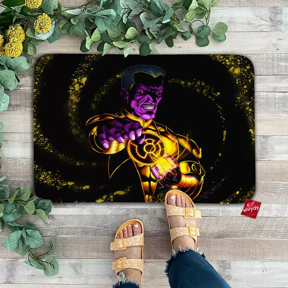 Yellow Lantern Doormat