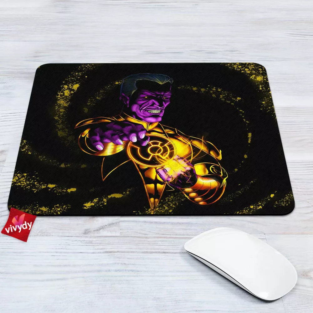 Yellow Lantern Mouse Pad