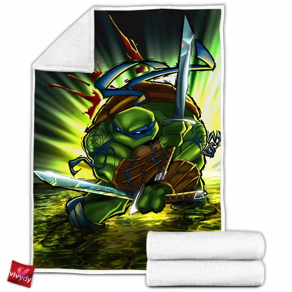 Leo Tmnt Fleece Blanket