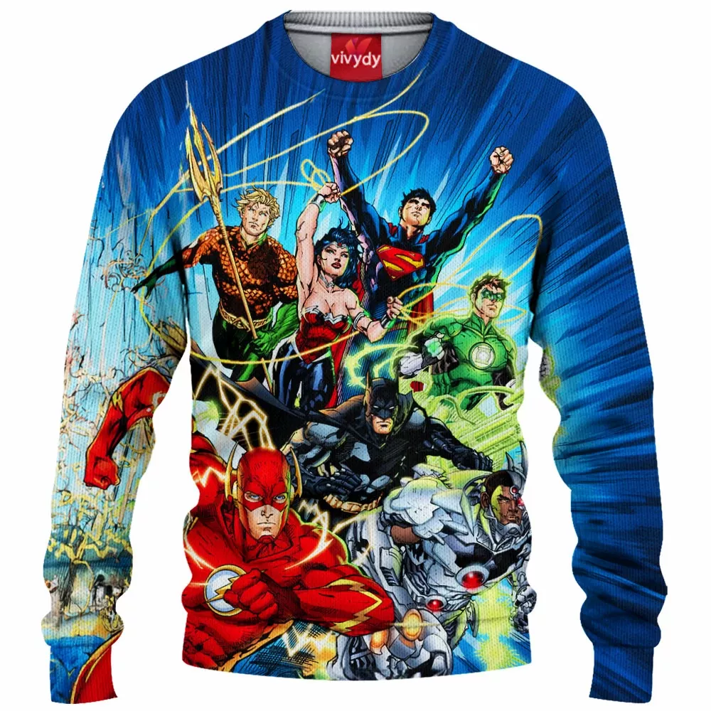 Justice League Knitted Sweater