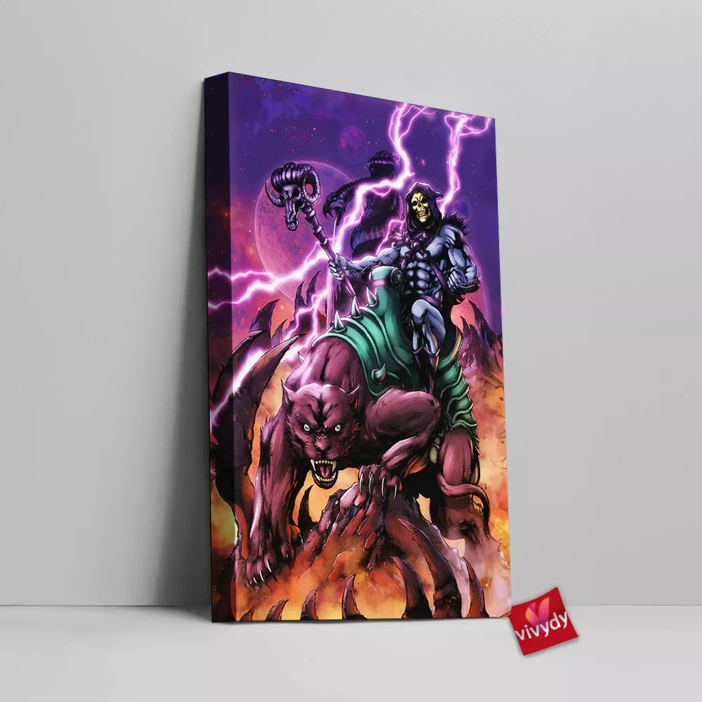 He Man Skeletor Canvas Wall Art