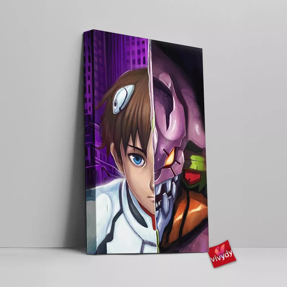 Shinji Ikari Canvas Wall Art