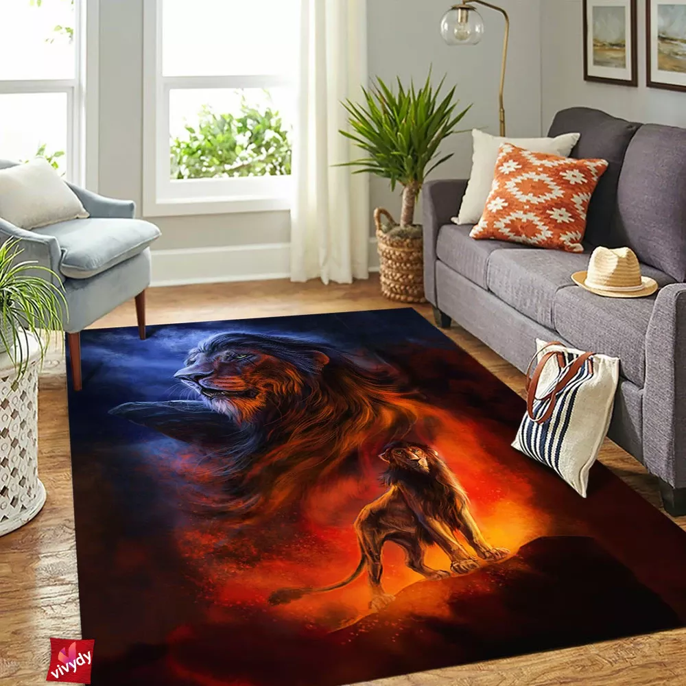 Scar Lion King Rectangle Rug