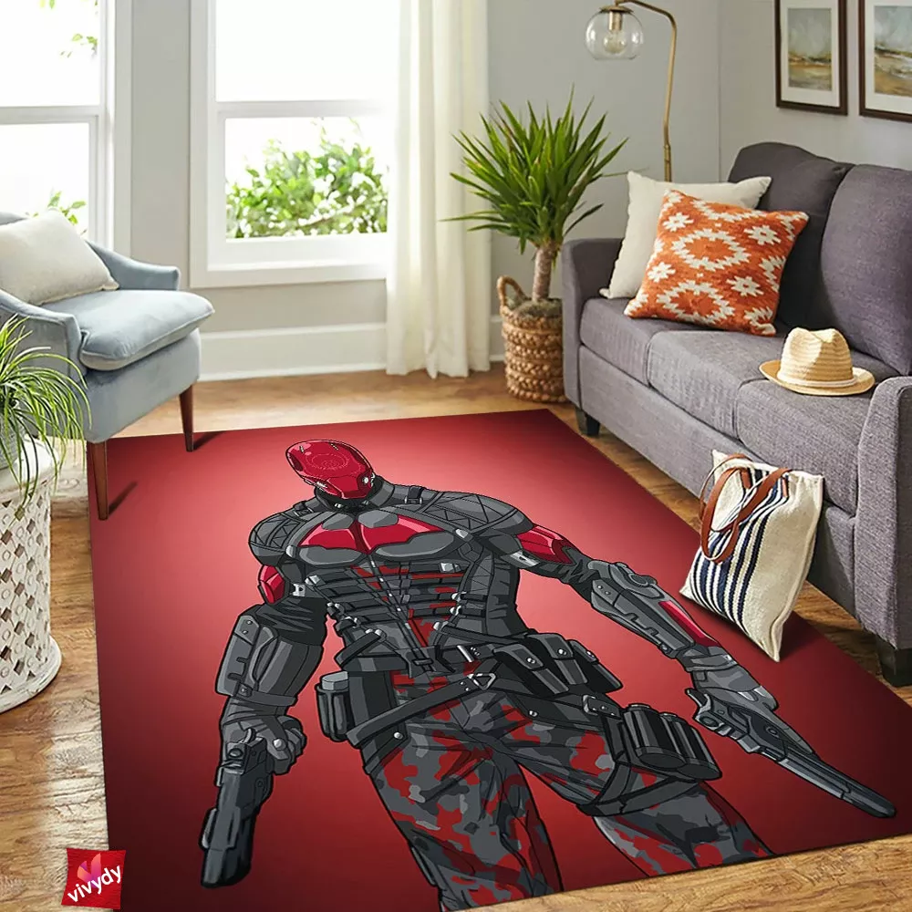 Red Hood Rectangle Rug