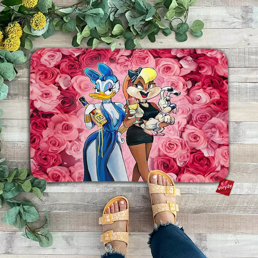 Daisy Duck Lola Bunny Doormat