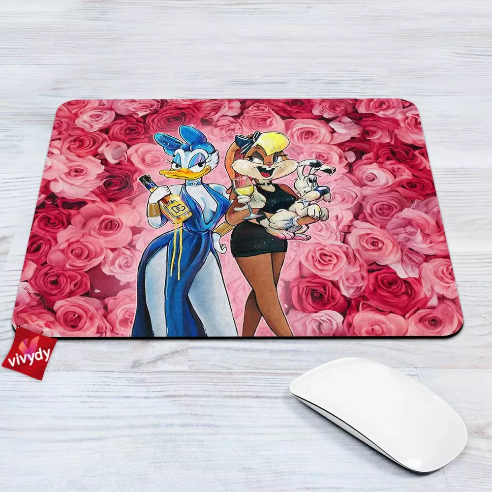 Daisy Duck Lola Bunny Mouse Pad