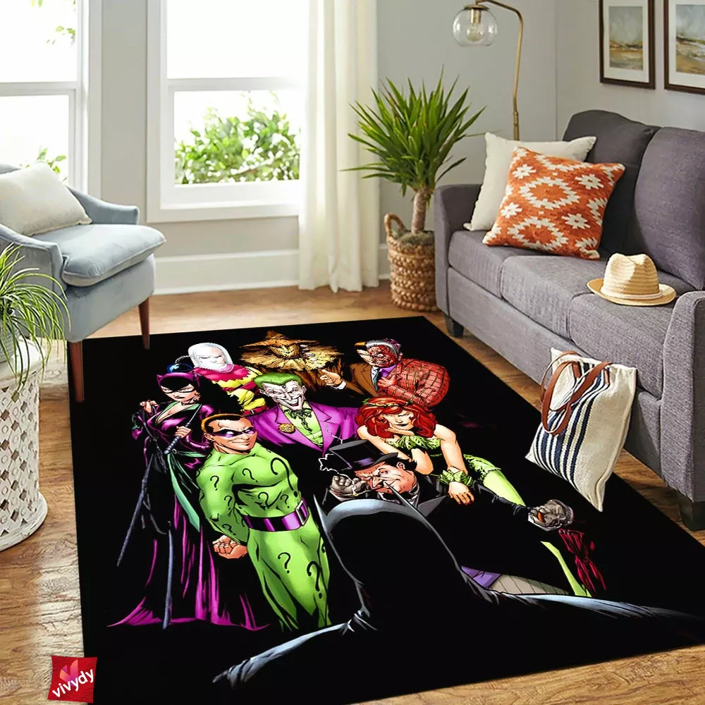 Batman Villains Rectangle Rug