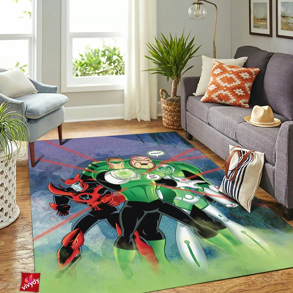 Green Lantern Rectangle Rug