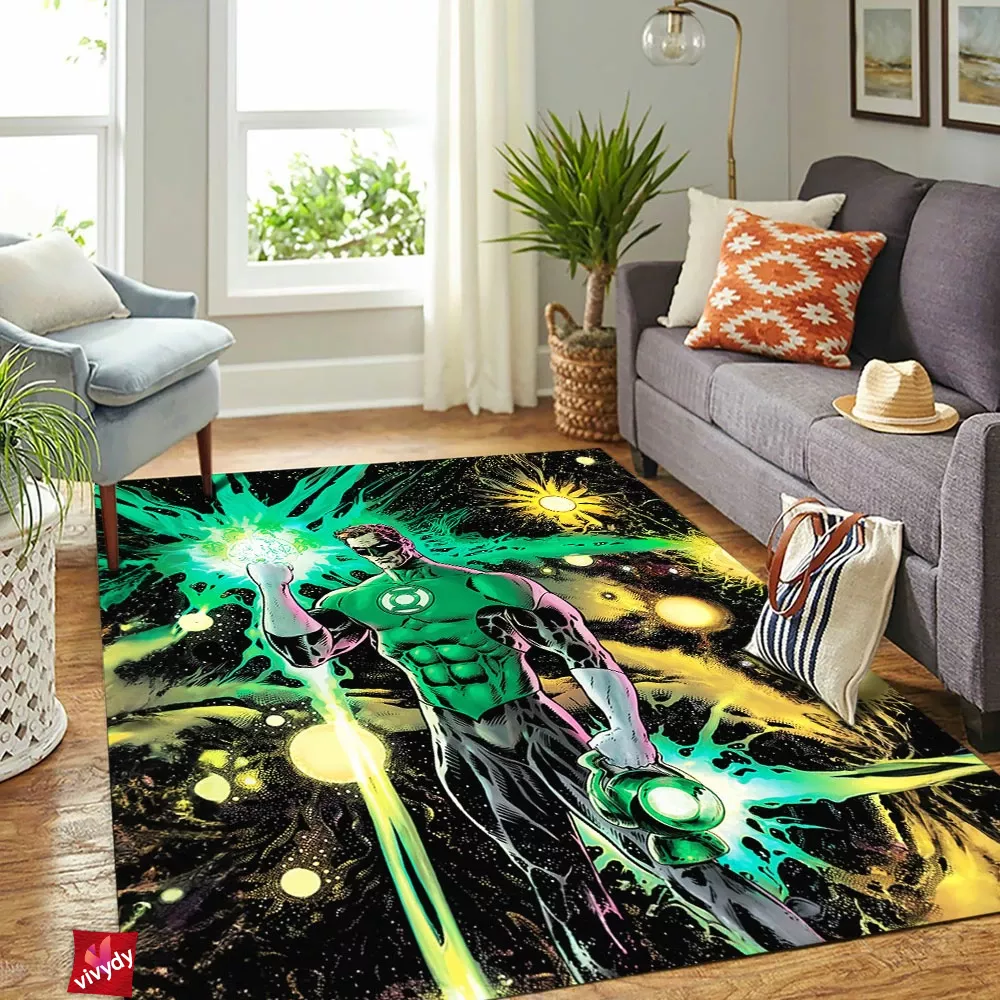 Green Lantern Rectangle Rug