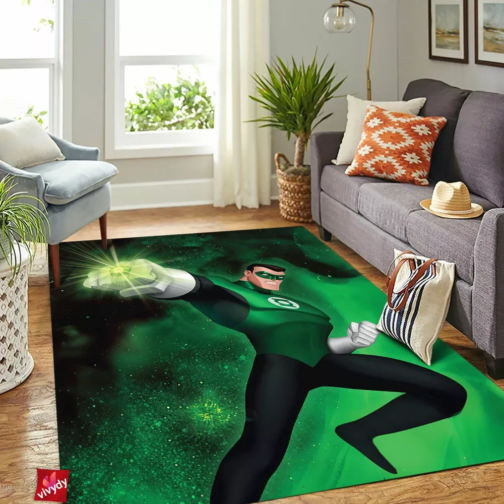 Green Lantern Rectangle Rug