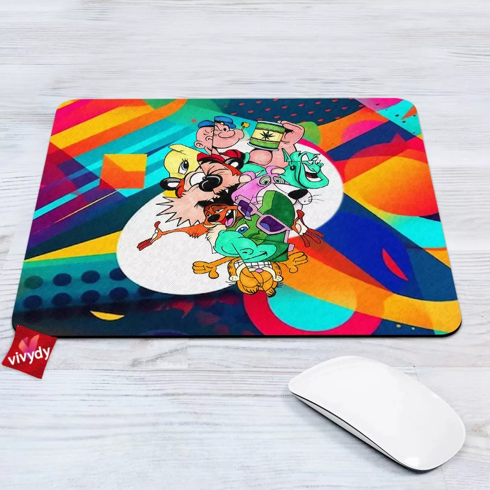 Cartoon, Animation and Animated Mouse Pad