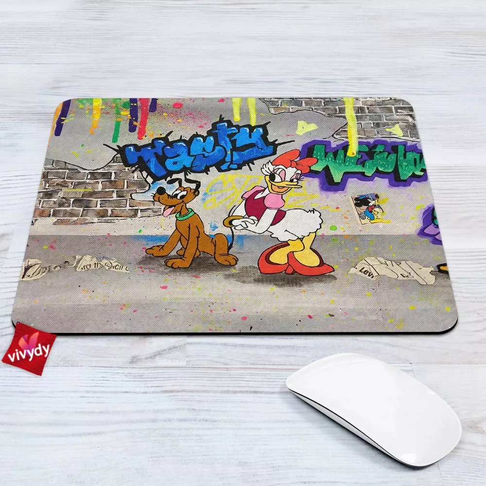 Pluto Animated and Daisy Duck Mouse Pad