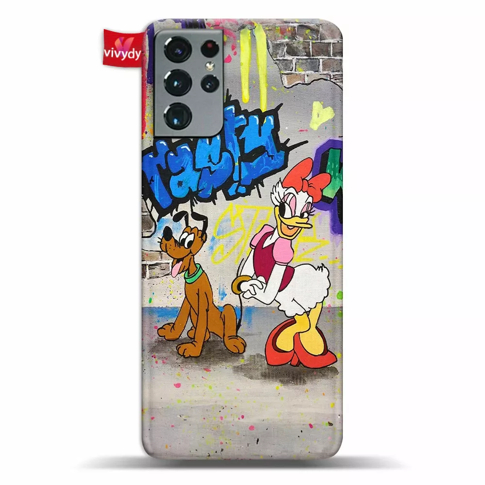 Pluto Animated and Daisy Duck Phone Case Samsung