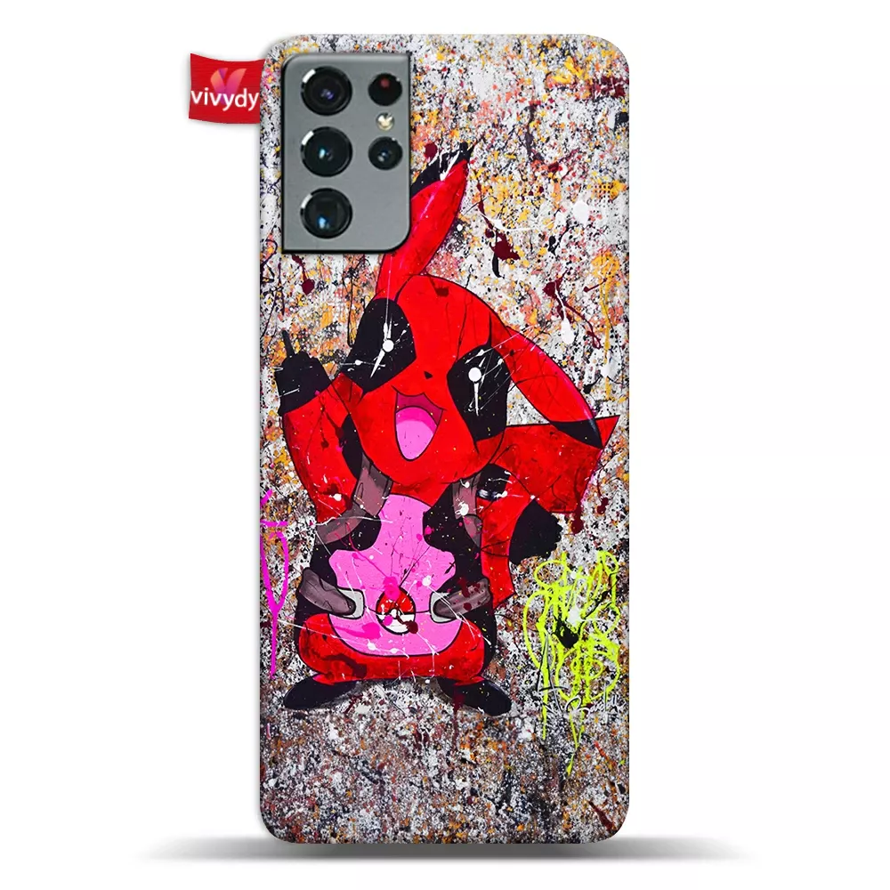 Pikachu x Deadpool Phone Case Samsung