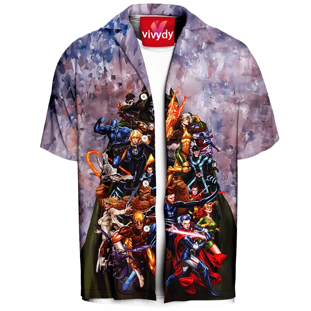 X-men Fantastic Four Hawaiian Shirt