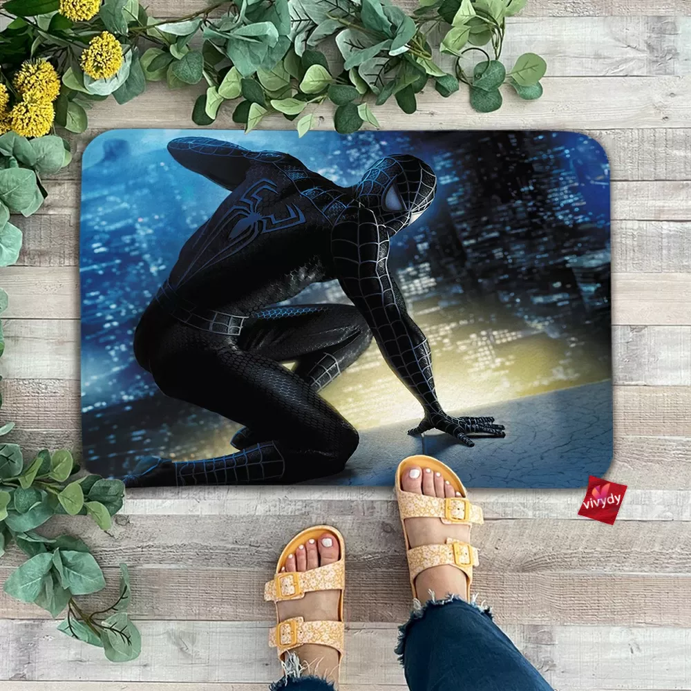 Black Spider-man Doormat