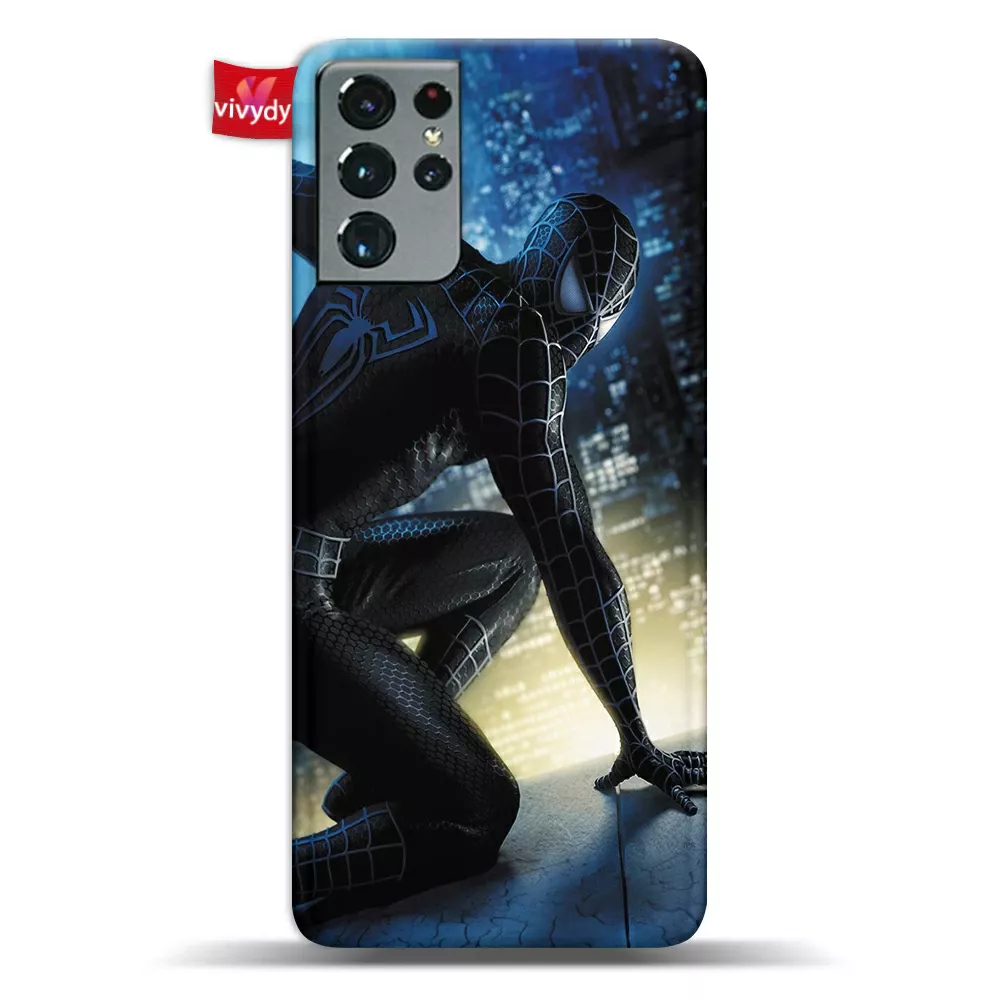 Black Spider-man Phone Case Samsung