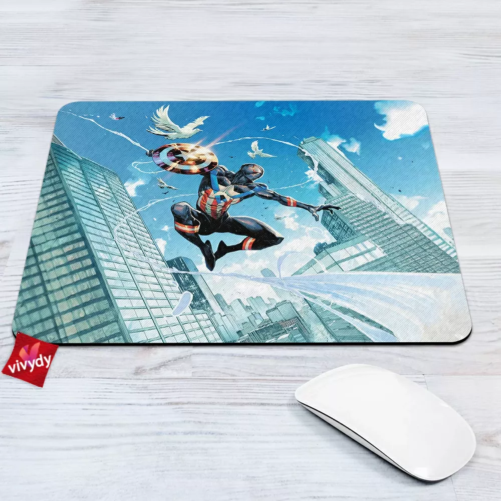 Captain America Spider-man Mouse Pad