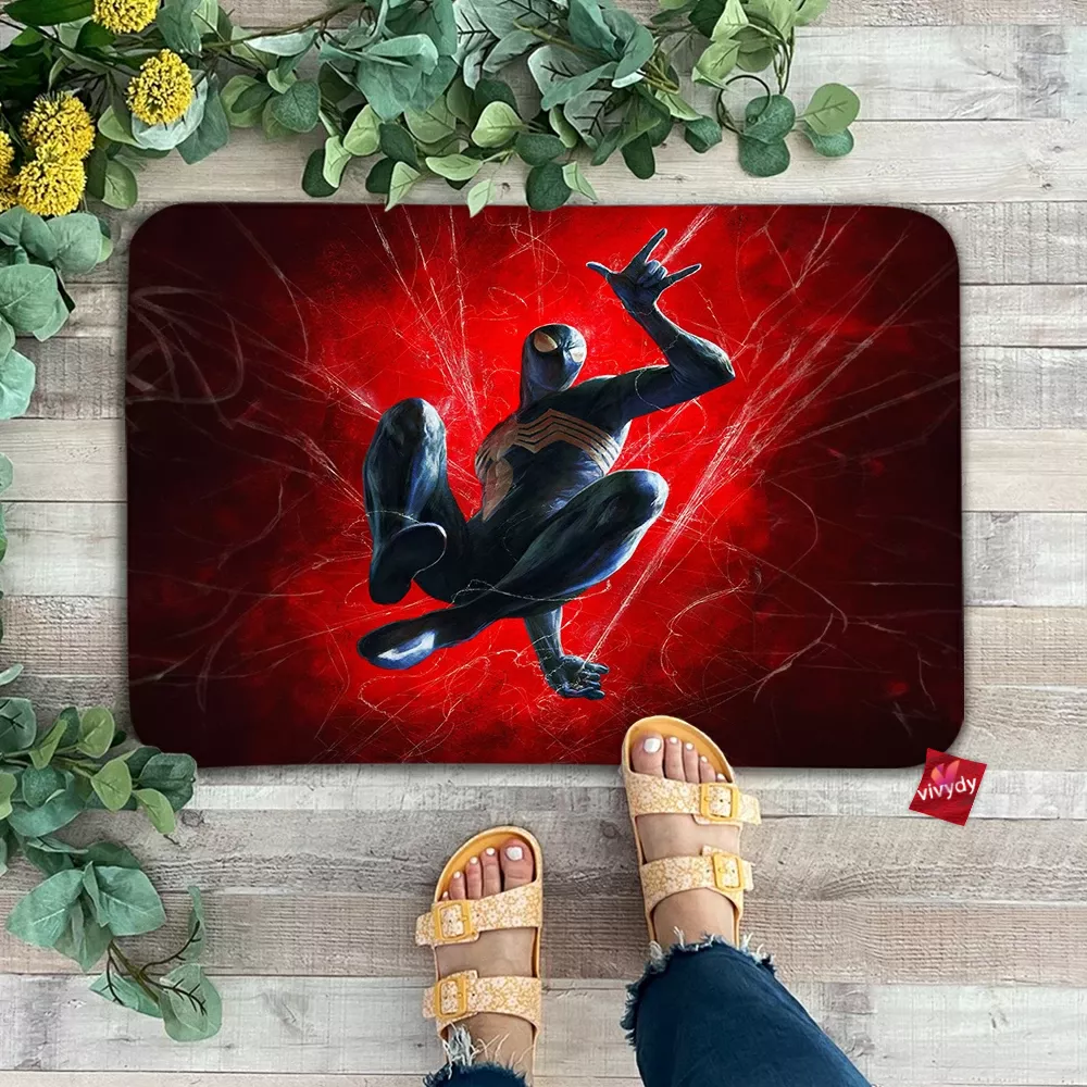 Black Spider-man Doormat