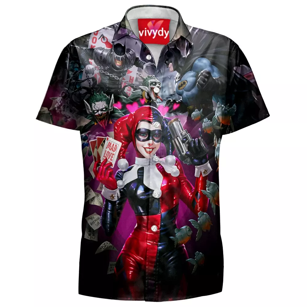 Harley Quinn Hawaiian Shirt