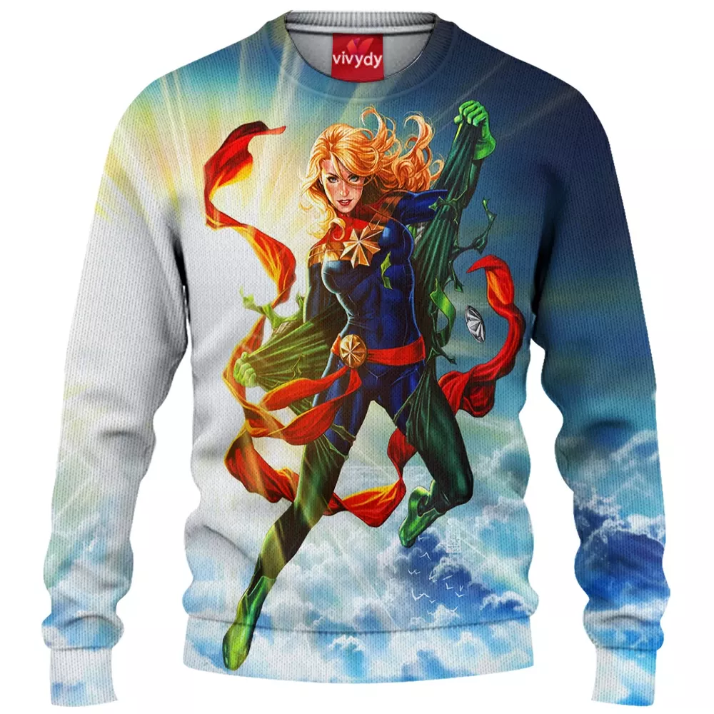 Captain Comic Knitted Sweater