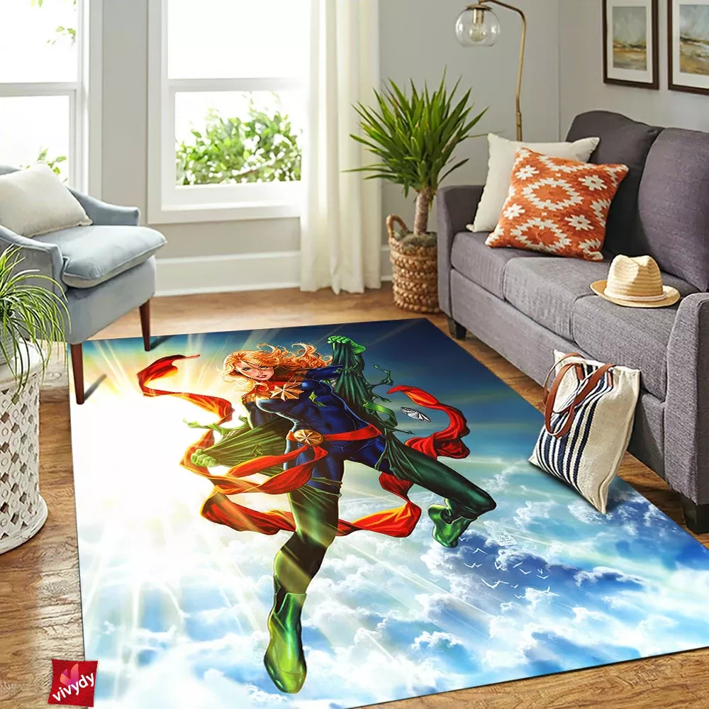 Captain Comic Rectangle Rug