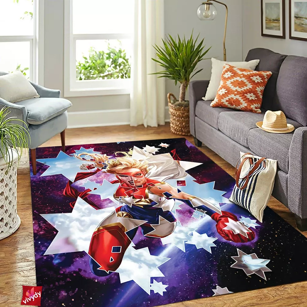 Captain Comic Rectangle Rug