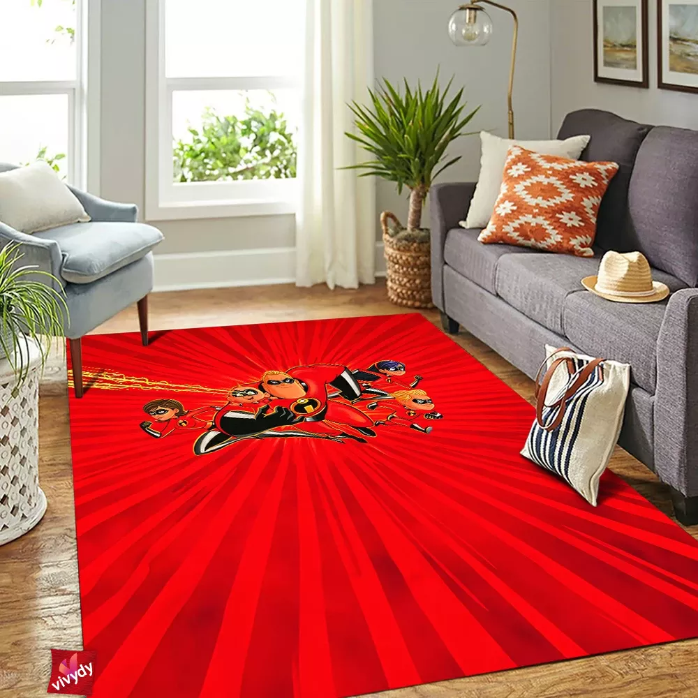 The Incredibles Rectangle Rug