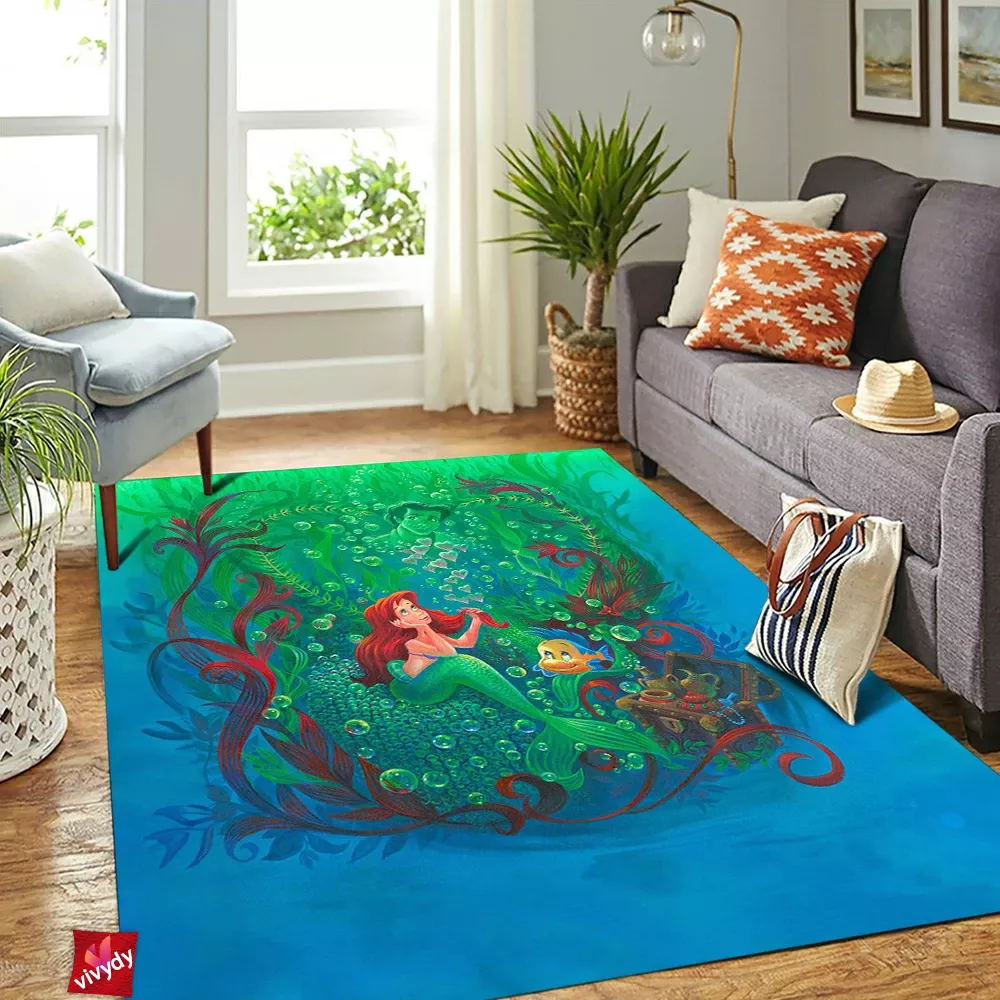 The Little Mermaid Rectangle Rug