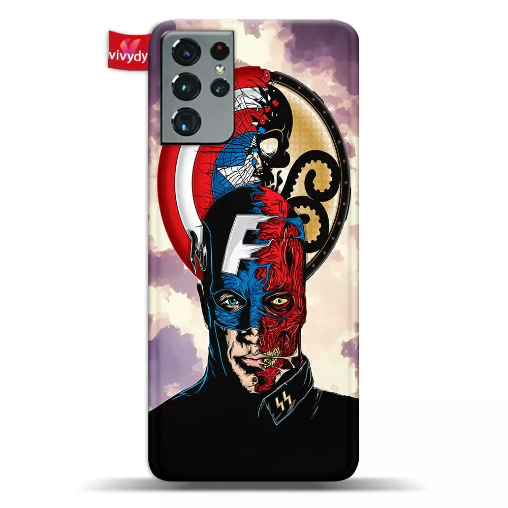 Captain America Red Skull Phone Case Samsung